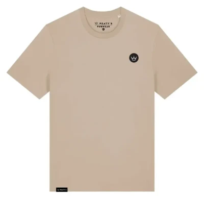 Футболка Peaty's T-Shirt, Embroidered Crown / Desert Dust, 2XL