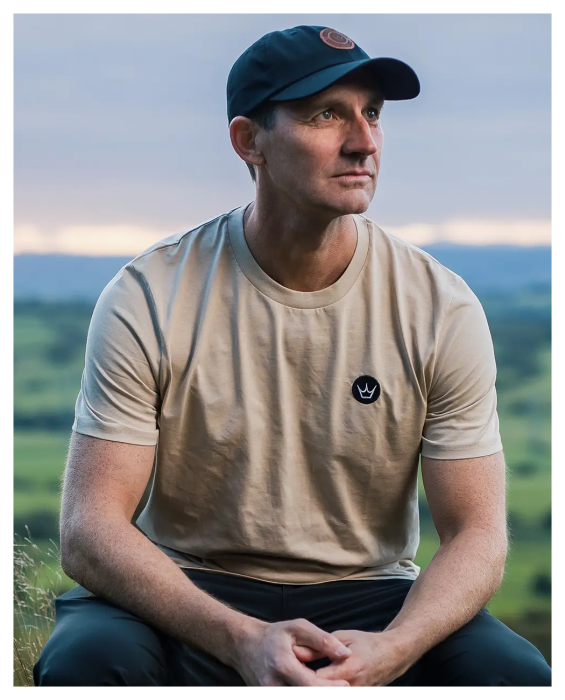 Футболка Peaty's T-Shirt, Embroidered Crown / Desert Dust, 2XL
