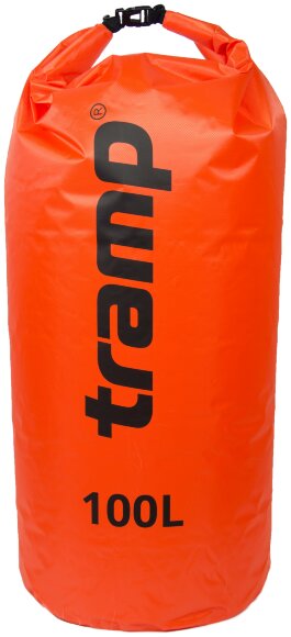 Гермомішок TRAMP PVC Diamond Ripstop 100л UTRA-210, Помаранчевий, укр
