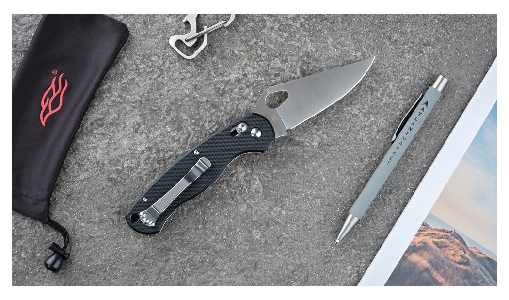 Ніж складаний Ganzo G729-BK чорний, укр, укр