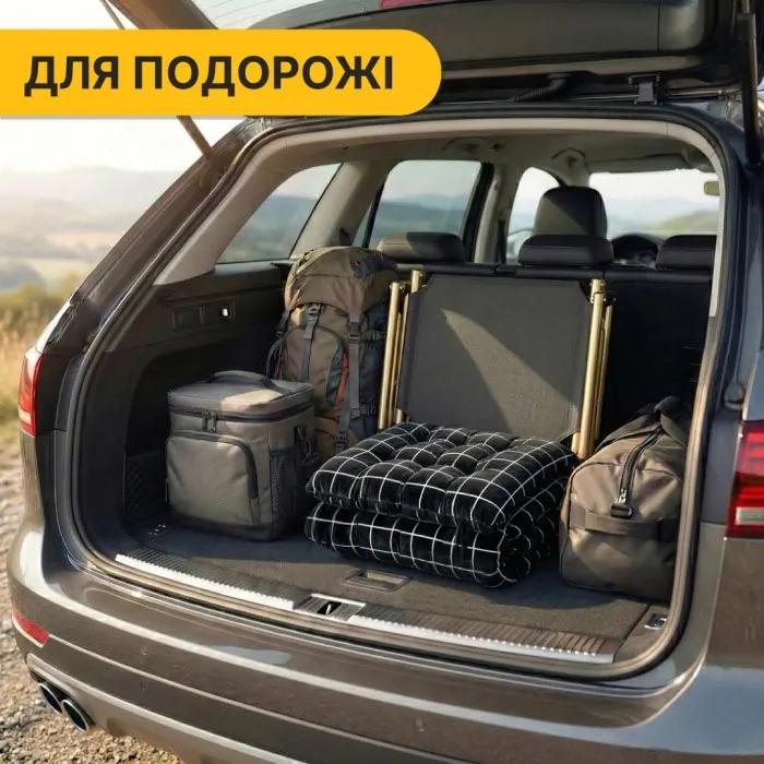 Розкладне ліжко (розкладачка) з оксамитовим матрацом і подушкою LEOBRO (LB-FB-B3-PAT)