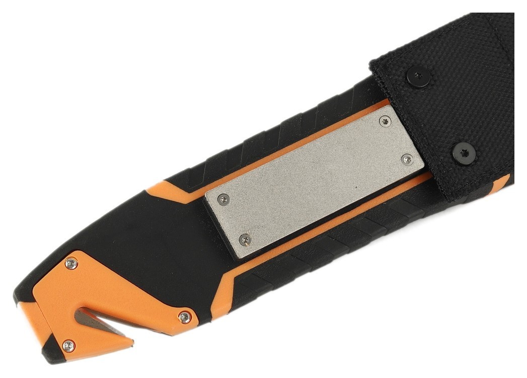 Ніж Ganzo G8012V2-OR помаранчевий (G8012V2-OR) з паракордом, укр, укр