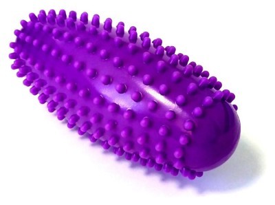 Масажний ролик Almond EasyFit овальний з шипами фіолетовий