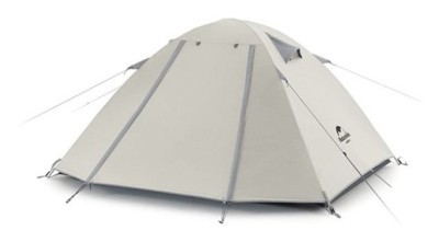 Палатка четырехместная Naturehike P-Series CNK2300ZP028, светлая серая