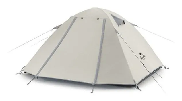 Намет чотиримісний Naturehike P-Series CNK2300ZP028, світлий сірий, 6976023920462