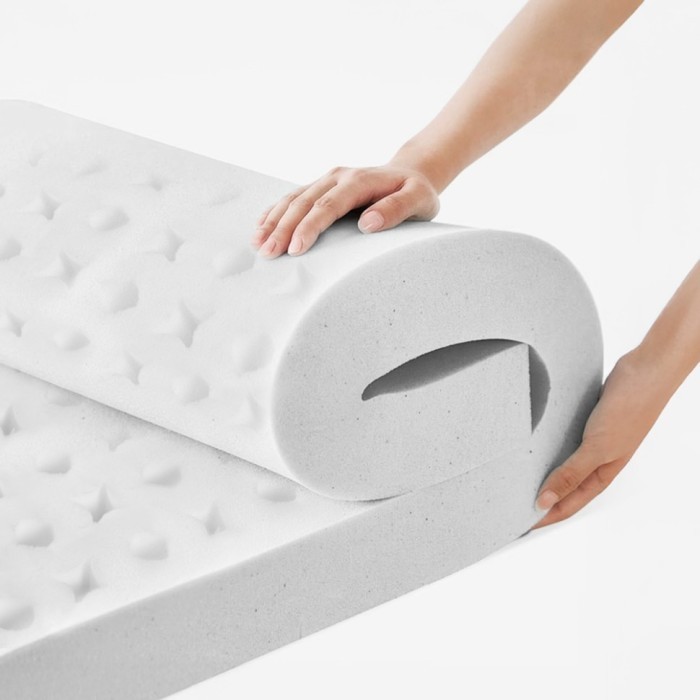 Матрац туристичний із подушкою, самонадувний одномісний Naturehike CNK2550WS025, вологостійкий, 200 х 65 х 3 см, бежевий