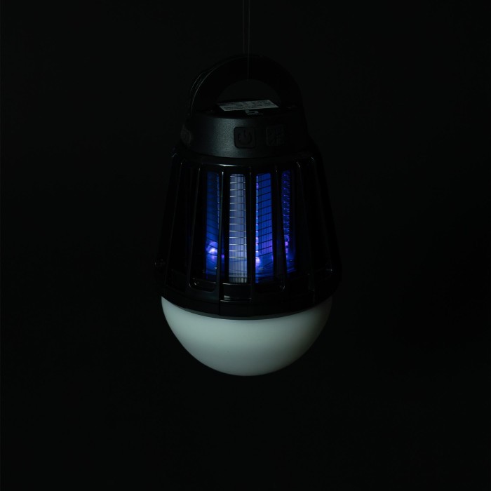 Фонарь-истребитель насекомых Bo-Camp Atom WP Rechargable 180 Lumen Black (5818804)