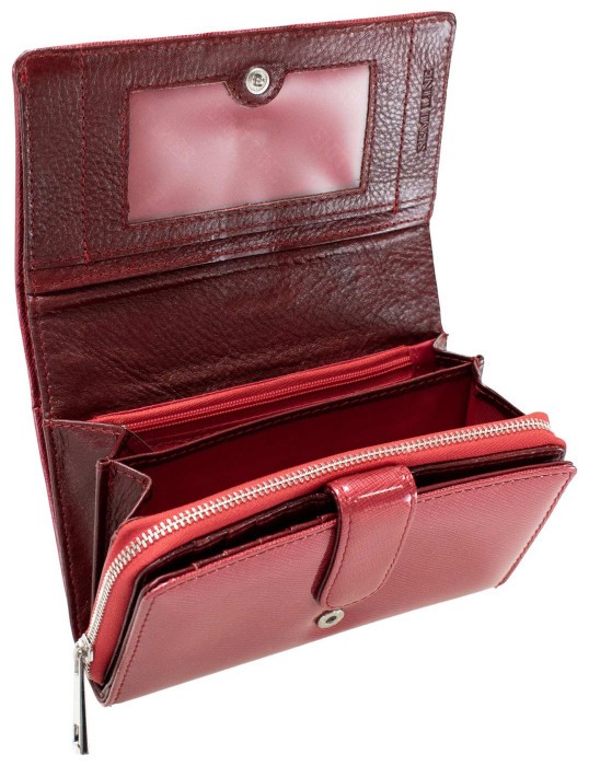 Гаманець жіночий шкіряний Semi Line RFID Red (P8237-2)