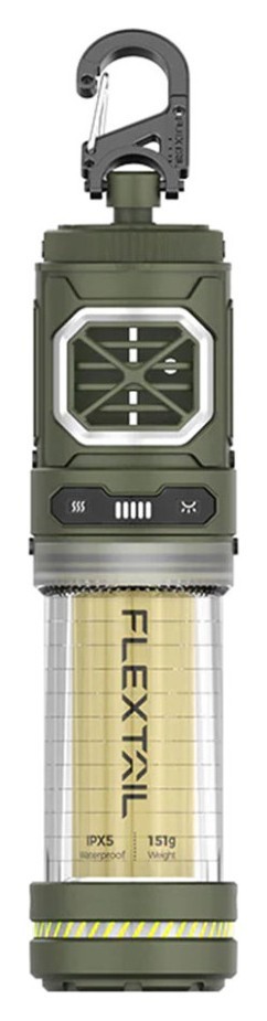 Фумігатор-ліхтар кемпінговий Flextail Tiny Repel S, зелений, укр, укр