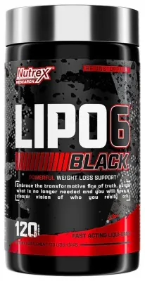 Lipo-6 Black Maximum Potency - 120 caps