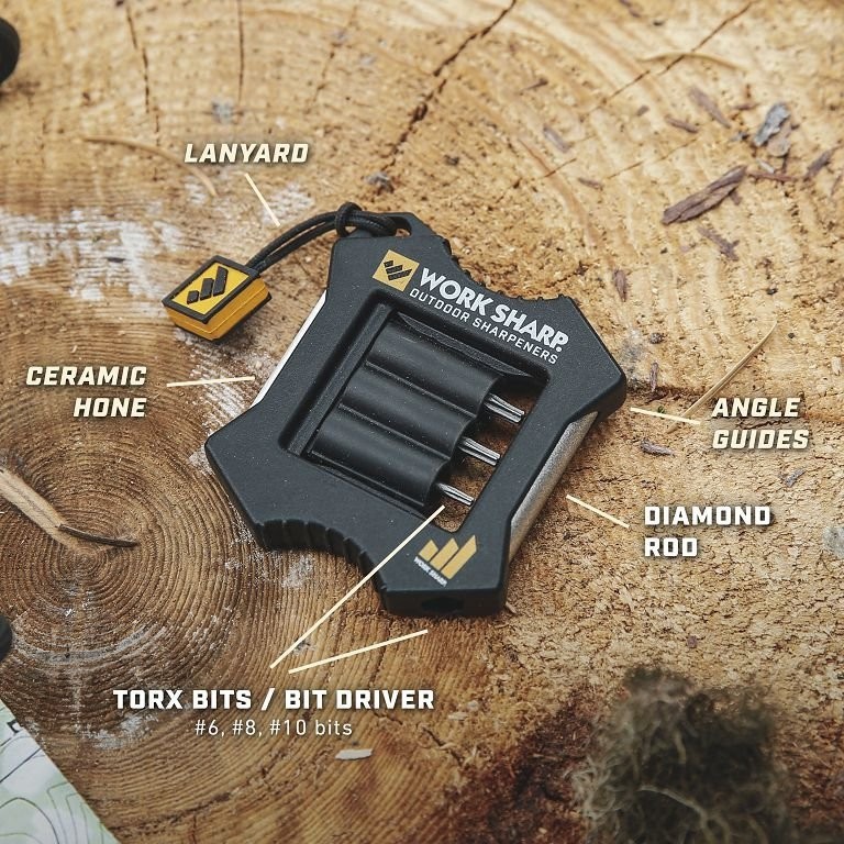 Акційний набір Work Sharp Точилка механічна The Precision Adjust Knife Sharpener WSBCHPAJ-I + Точилка механічна Micro WSEDCMCR, укр, укр