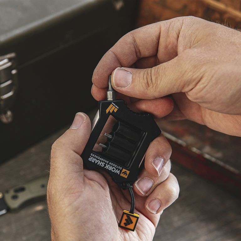 Акційний набір Work Sharp Точилка механічна The Precision Adjust Knife Sharpener WSBCHPAJ-I + Точилка механічна Micro WSEDCMCR, укр, укр