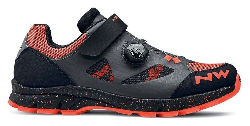 Туфли велосипедные Northwave TERREA PLUS WMN W 37 (6.5US) Anthra/lobster orange (80183022-64) O