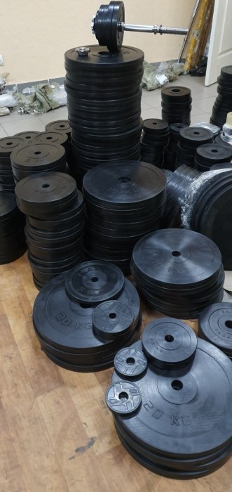 Диск RN-Sport сталевий гумовий 5 кг - 51 мм