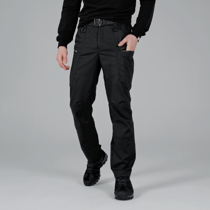 Брюки мужские Slavni реп стоп черные, Брюки мужские повседневные Slavni Revolt черные