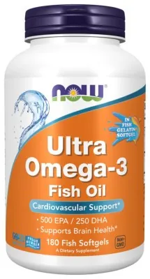 Ultra Omega-3 FO 500/250 Fish Gelatin - 180 Softgels