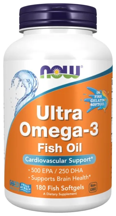 Ultra Omega-3 FO 500/250 Fish Gelatin - 180 Softgels