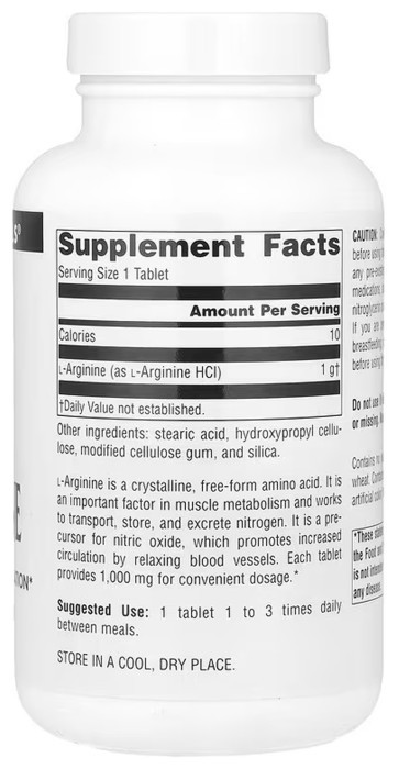 L-Arginine 1000 mg - 100 tabs