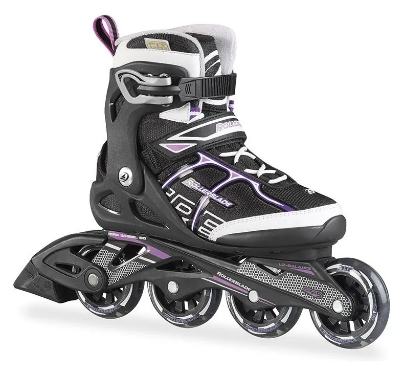 Роликові коньки для дорослих Rollerblade SIRIO COMP W 36.5 (6US) 230мм Black/purple (07361100 N41) (275мм)