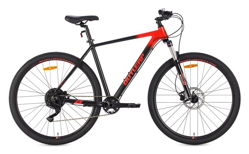 Велосипед Outleap Radius Nine Pro 29" L Black Red, укр, укр