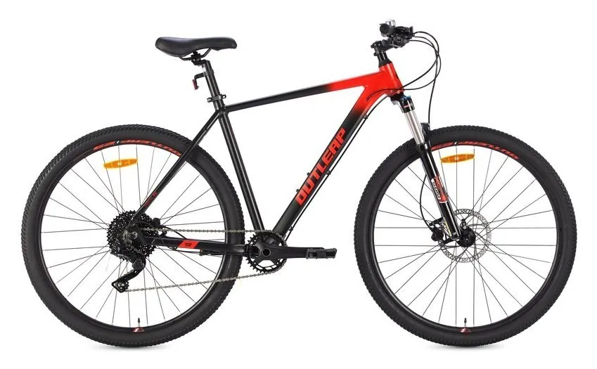 Велосипед Outleap Radius Nine Pro 29" L Black Red (XL Чорно-червоний)