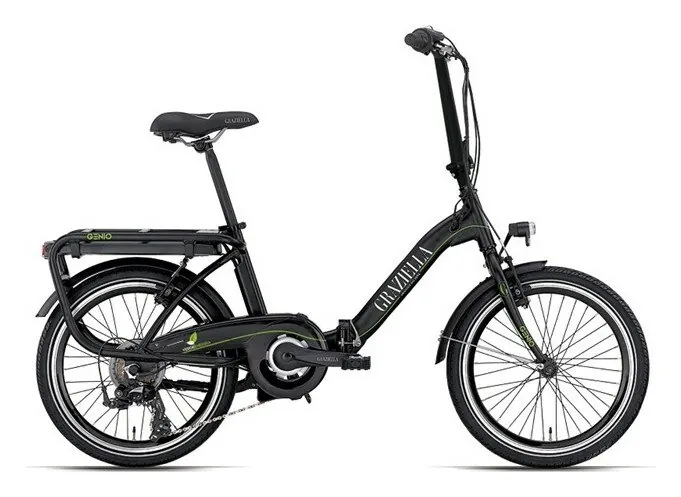 Велосипед Graziella E-Bike Genio Electric 7S 20 (Чорний)