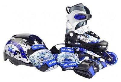 Роликовые коньки Action ZERO (компл)/Blue/30-33