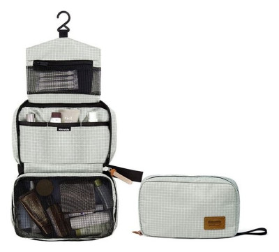 Косметичка Naturehike NH20SN010, розмір S, світло-сіра