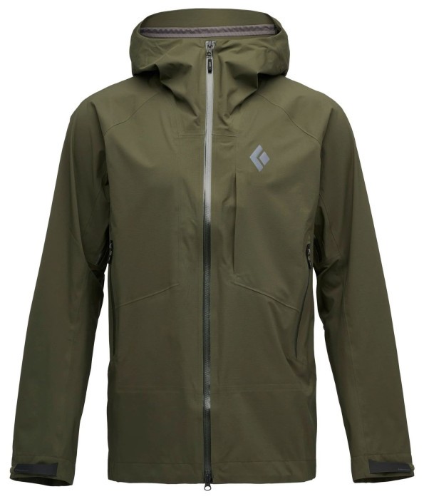 Мембранная мужская куртка Black Diamond M Highline Stretch Shell, Dark Moss, L