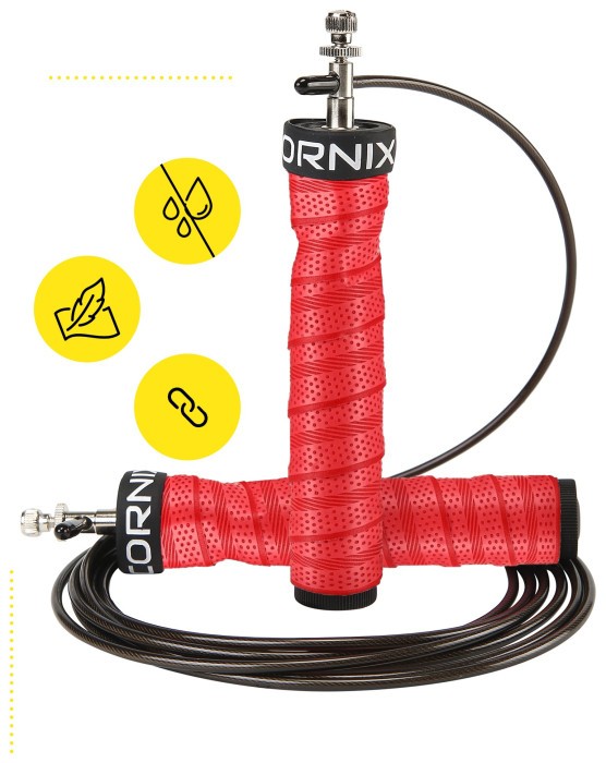 Скакалка скоростная для кроссфита Cornix Speed Rope Pro XR-0519 Red