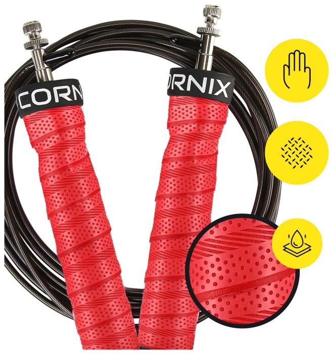 Скакалка скоростная для кроссфита Cornix Speed Rope Pro XR-0519 Red