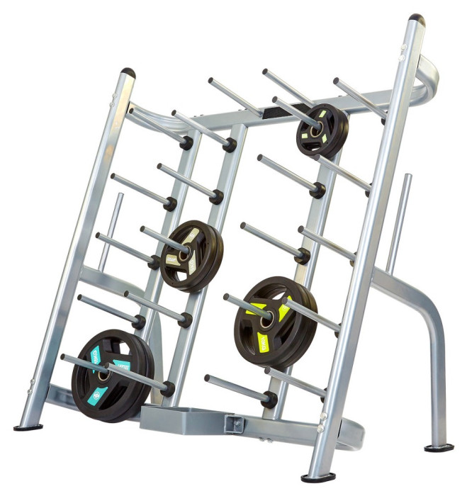 Стійка вертикальна для млинців дисків грифів та бодібарів Zelart RK5401C (метал, розмір 150х81х160см, сірий), укр, укр