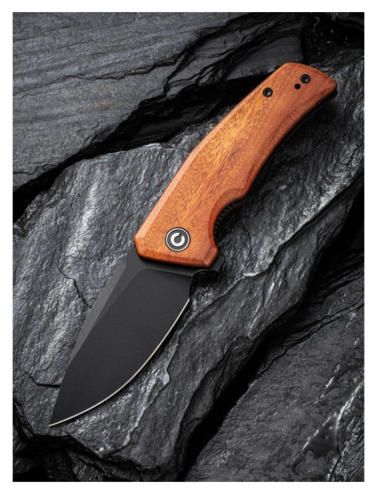 Нож складной карманный Civivi Regulatron, (7.6 см) Nitro-V / Guibourtia Wood