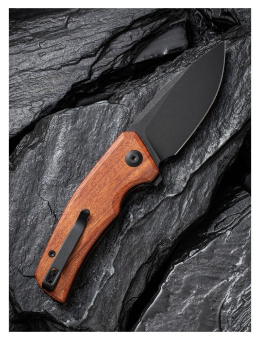 Нож складной карманный Civivi Regulatron, (7.6 см) Nitro-V / Guibourtia Wood
