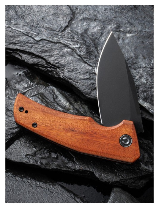 Нож складной карманный Civivi Regulatron, (7.6 см) Nitro-V / Guibourtia Wood