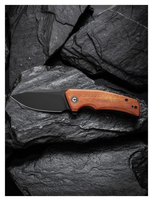 Нож складной карманный Civivi Regulatron, (7.6 см) Nitro-V / Guibourtia Wood