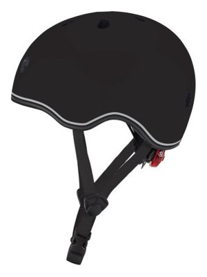 Шолом захисний дитячий GLOBBER GO UP LIGHTS, чорний, з ліхтариком, 45-51см