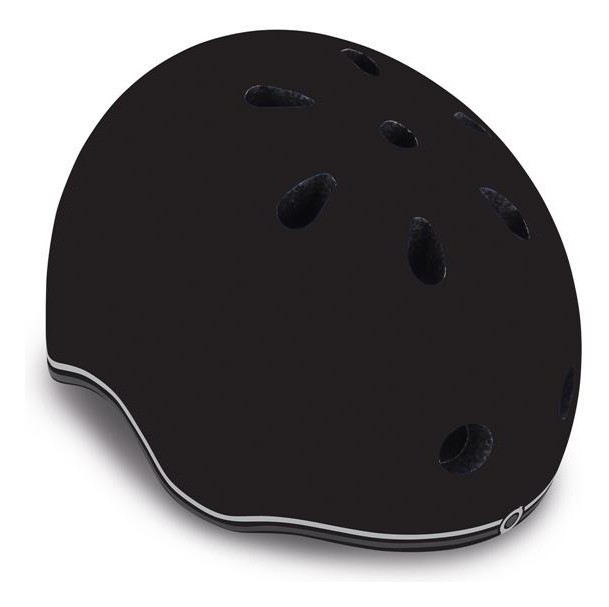 Шолом захисний дитячий GLOBBER GO UP LIGHTS, чорний, з ліхтариком, 45-51см