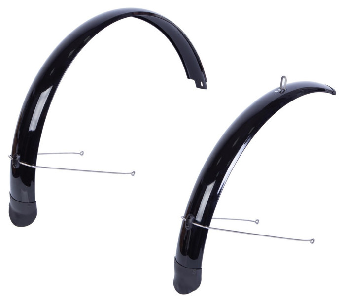 Крила 27.5" Пластик повнорозмірн. BRAVVOS X080 чорний зі стійкою f.375 r.375мм, укр, укр