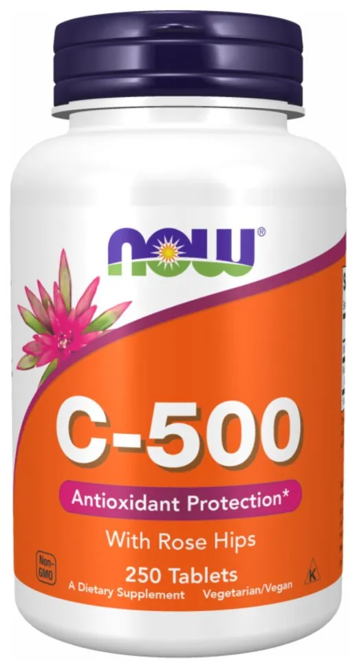 C-500 with Rose Hips - 250 tabs (DSN_100-98-9686869-20)
