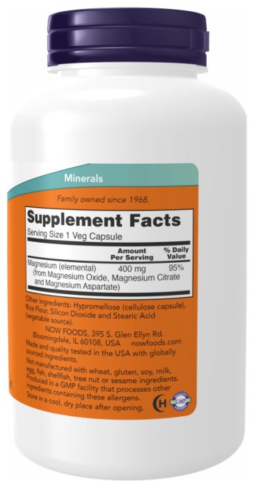 Magnesium 400mg - 180 vcaps
