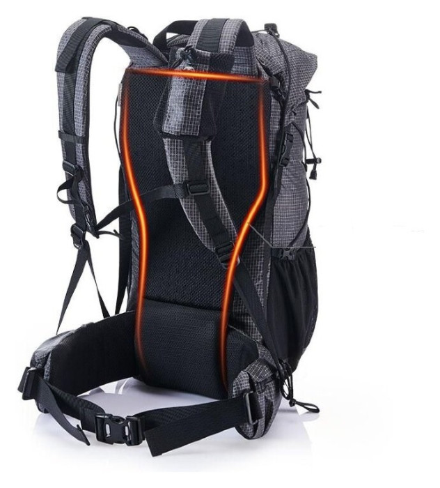 Рюкзак туристичний Naturehike Rock NH19BP095, 60+5 л, чорний