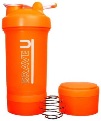 Shaker with containers 3 in 1 - 600ml Orange