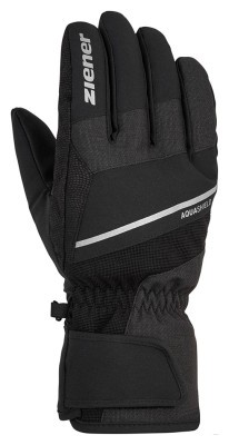 Ziener перчатки лыжные Gezim black tec 10