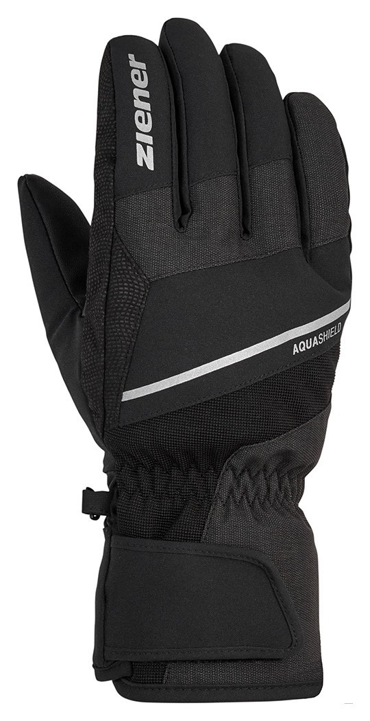Ziener перчатки лыжные Gezim black tec 10