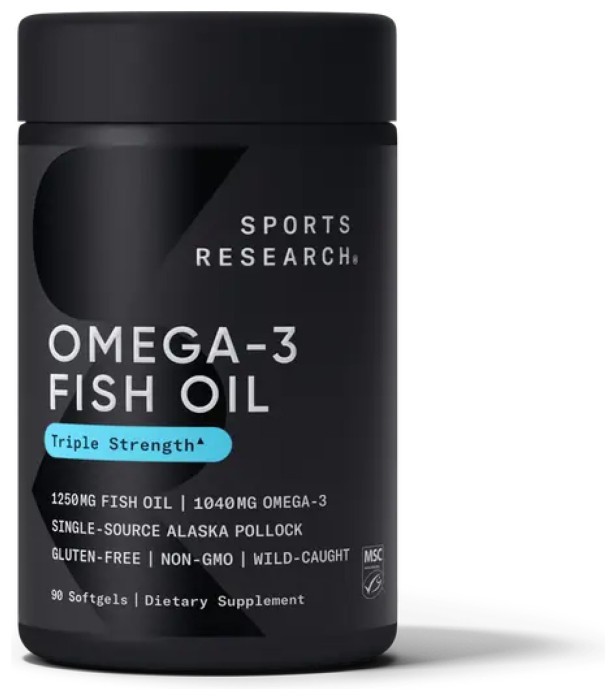 Omega-3 Fish Oil Alaska Pollock 1250mg - 90 softgels