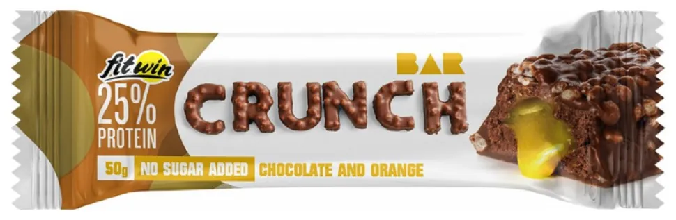 Crunch Bar - 12x50g Chocolate and Orange