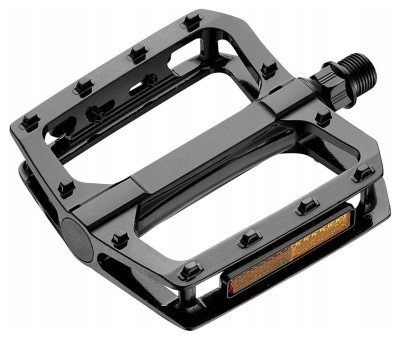 Педали VP VPE-527 9/16" х20Т, ось Steel, 410гр (ср.) черная