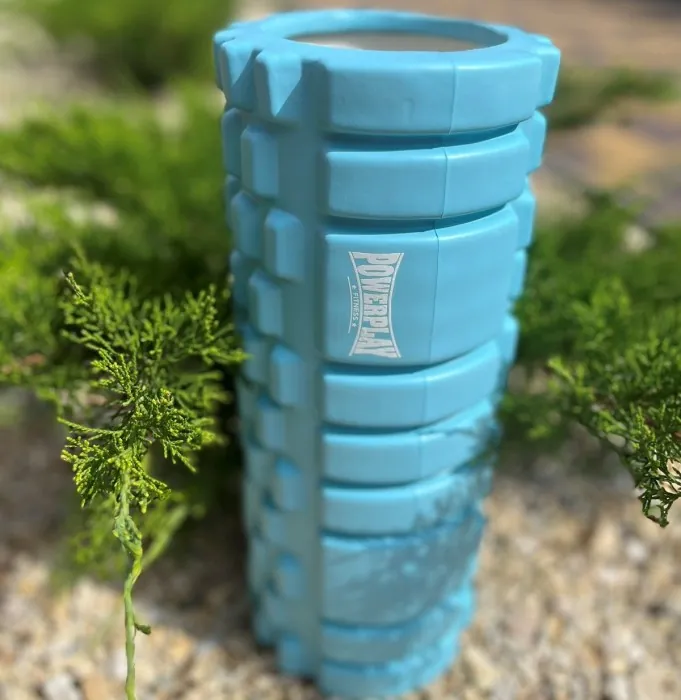Массажный ролик (роллер) PowerPlay 4025 Massage Roller Синий (33x14см.)