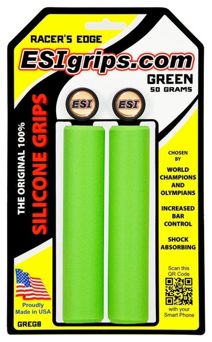 Гріпси ESI Racer's Edge Green (зелені), укр, укр